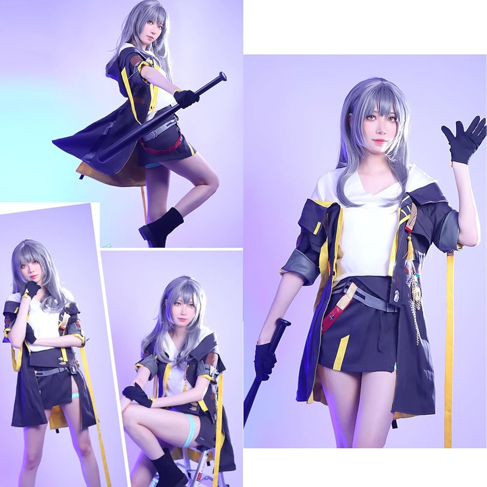 崩壊スターレイル/開拓者（女/星）/コスプレ衣装セットMウィッグ付き 三分妄想 崩壊スターレイル普通着 開拓者 星 コスプレ衣装